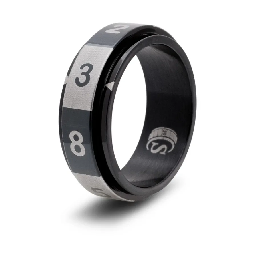 

Кольцо для игральных костей - черное, размер 8 (d8), Dice Rings - d8