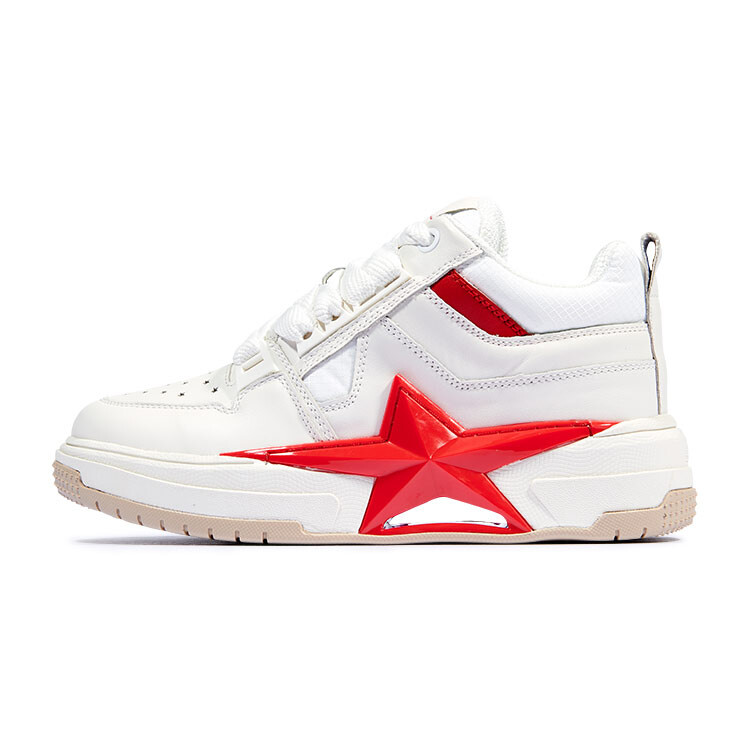 

Кроссовки PENTAGONAL HEART Stepping Star Dream Series Skateboarding Shoes Unisex Low-top, красный