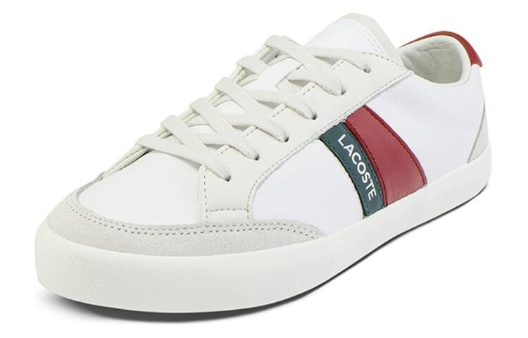 Кеды, скейтборд обувь женская низкая серый/белый Lacoste — фото 2