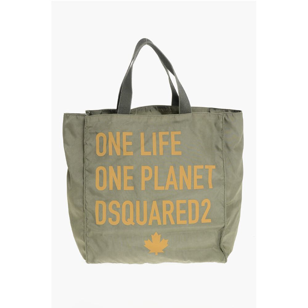 

Сумка-тоут из армейского полиамида Dsquared2, Army