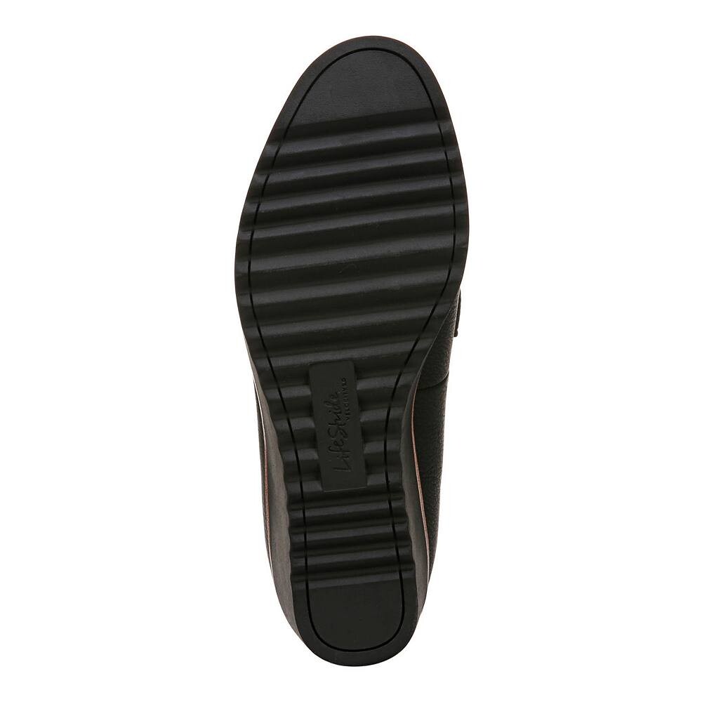 LifeЖенские лоферы на танкетке Stride Zed LifeStride, черный — фото 4