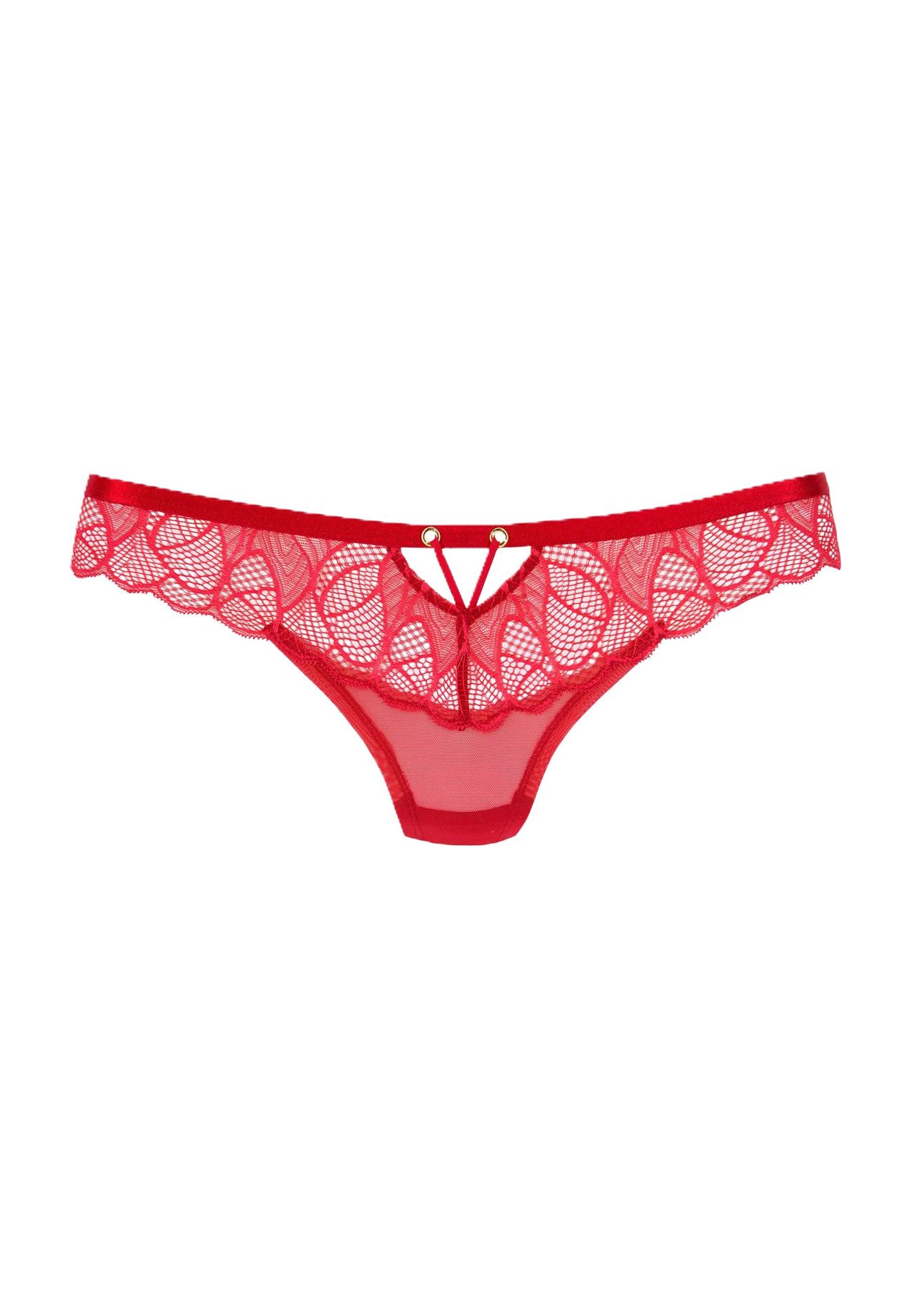 

Стринги Alicia, кружевные, вырез, женские LASCANA, цвет 779 Red