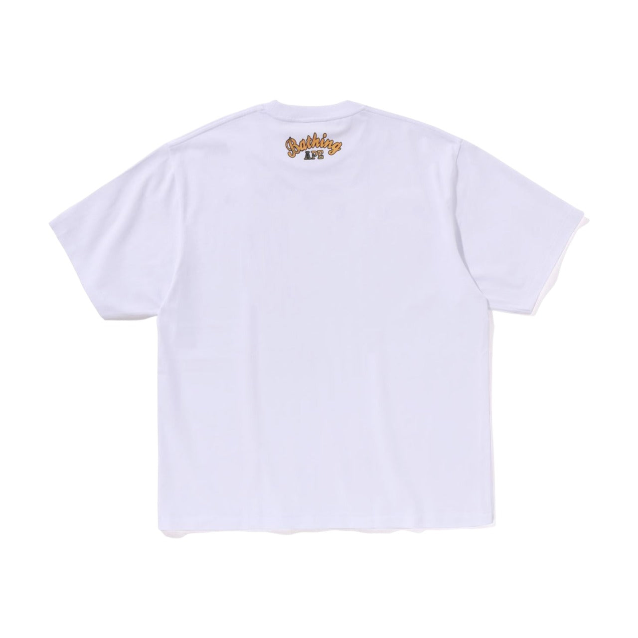 A Bathing Ape Футболка свободного кроя с принтом "Купающаяся обезьяна", белая, арт-модель — фото 2