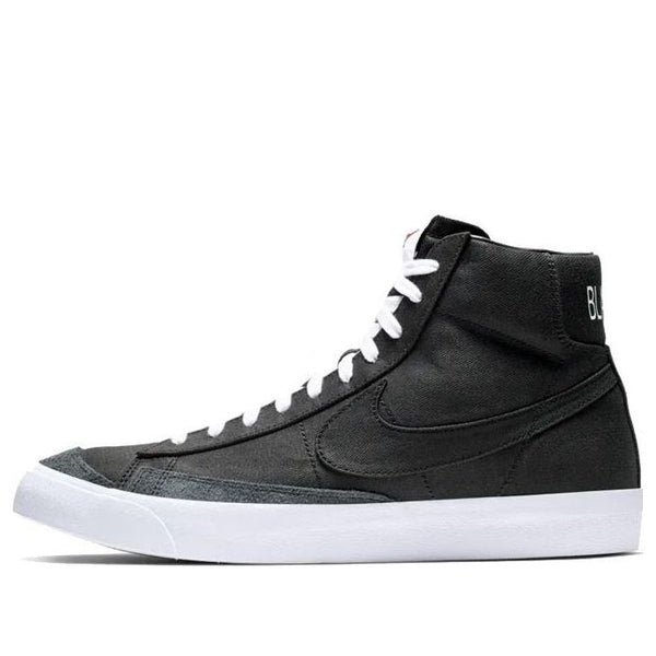 

Кроссовки blazer mid '77 canvas 'black' Nike, черный