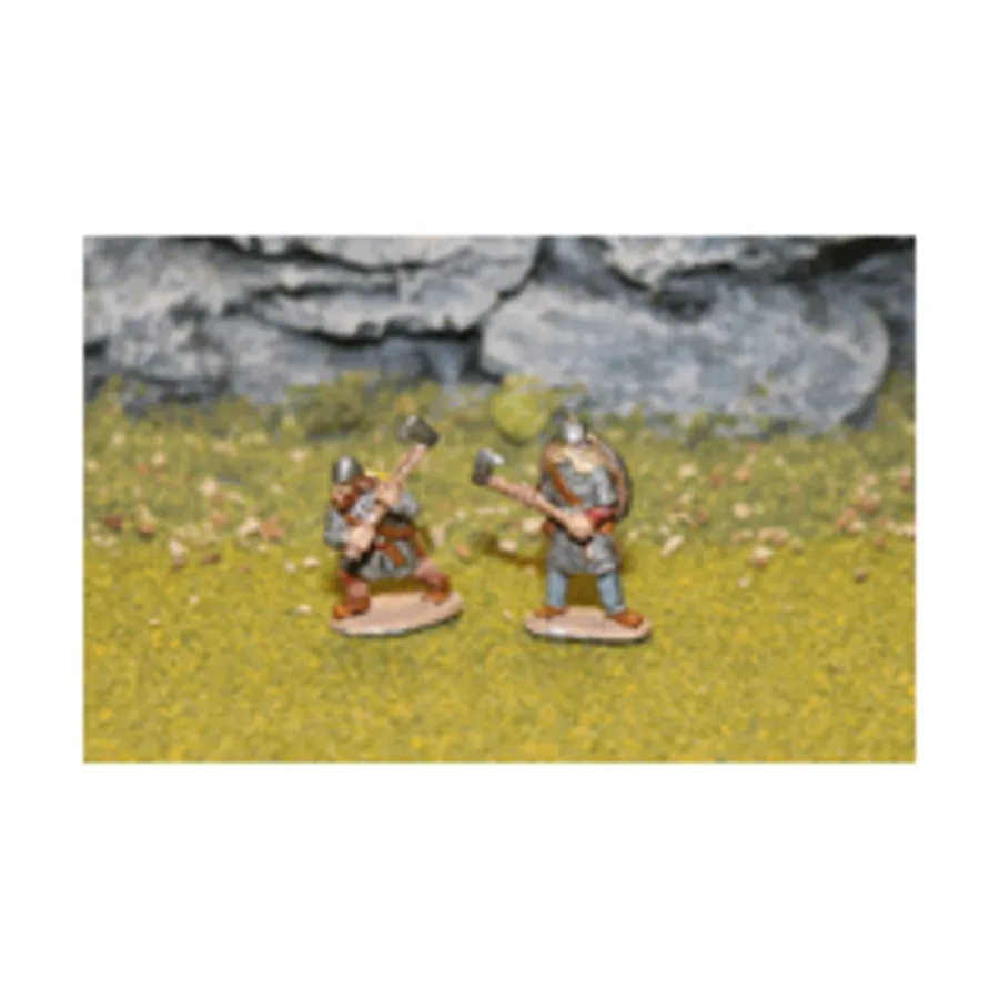 

Позднесаксонские хускарлы (2H Axes), Dark Age Historical - Late Saxons (15mm) (Splintered Light Miniatures)