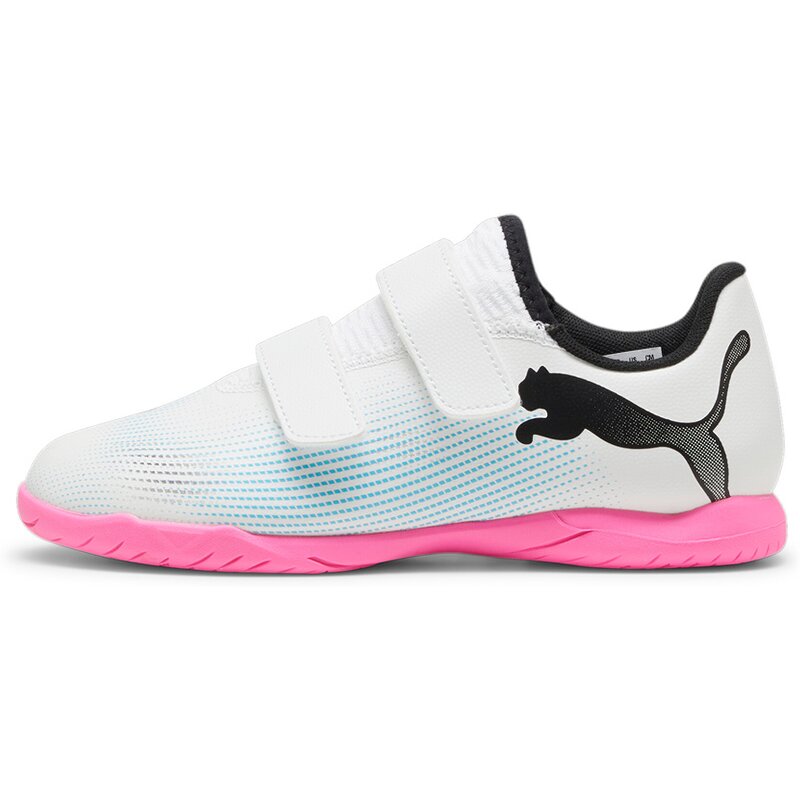 Fussball-Hartplatzschuhe Future 7 play it v jr Puma, цвет puma white-puma black-poison p — фото 4