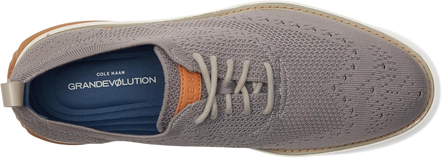 Мужские оксфорды Cole Haan GrandEvOlution Stitchlite, слоновая кость/бежевый — фото 2