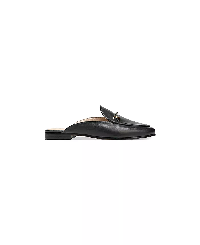 Женские кожаные повседневные мюли Tailored Sam Edelman, черный — фото 2