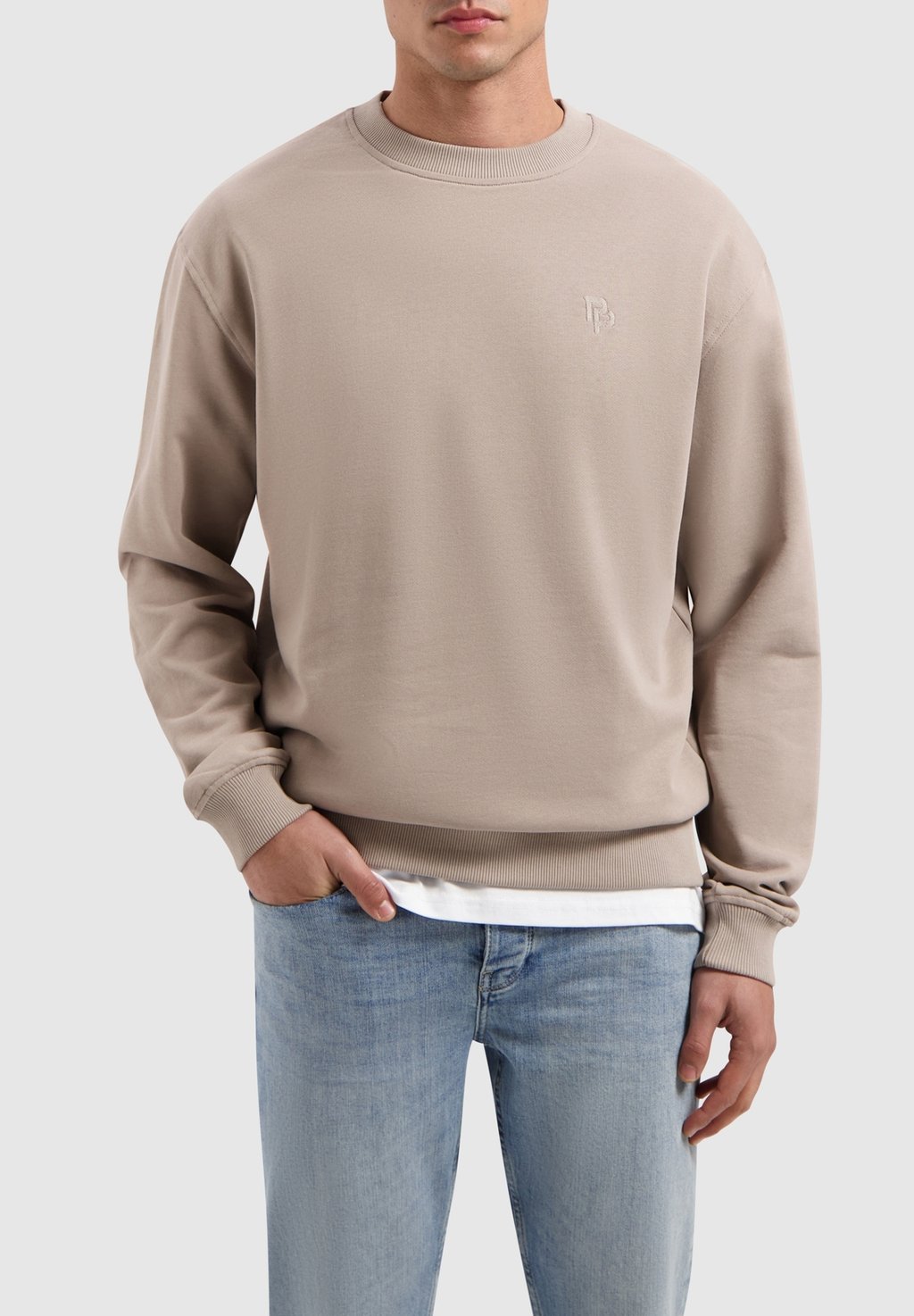 

Толстовка LOOSE FIT CREWNECK Pure Path, серо-коричневый