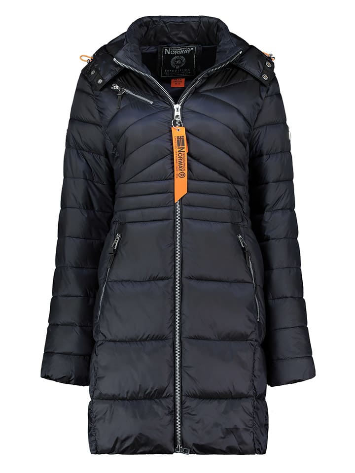 

Стеганое пальто Geographical Norway Steppmantel, темно-синий