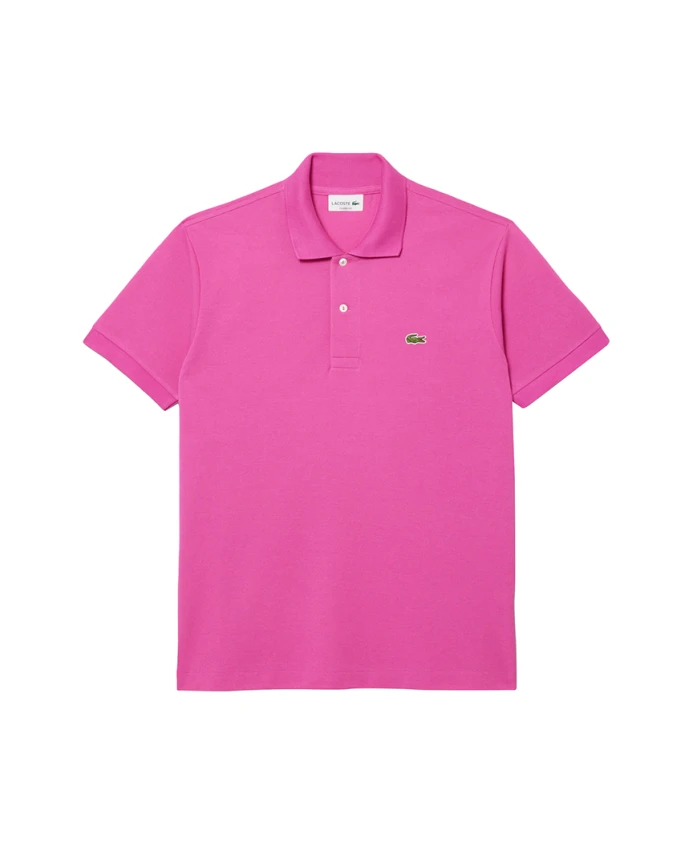 

Розовая рубашка поло, элегантная и одновременно спортивная. Lacoste, розовый
