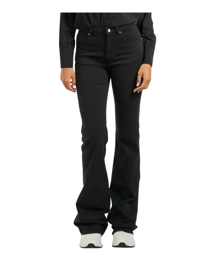 

Черные женские джинсы-клеш Relish, черный
