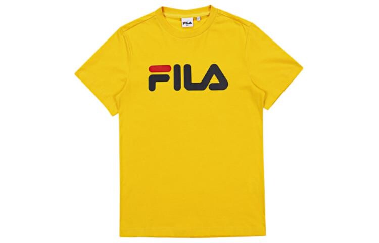 

Футболка унисекс желтая Fila, желтый