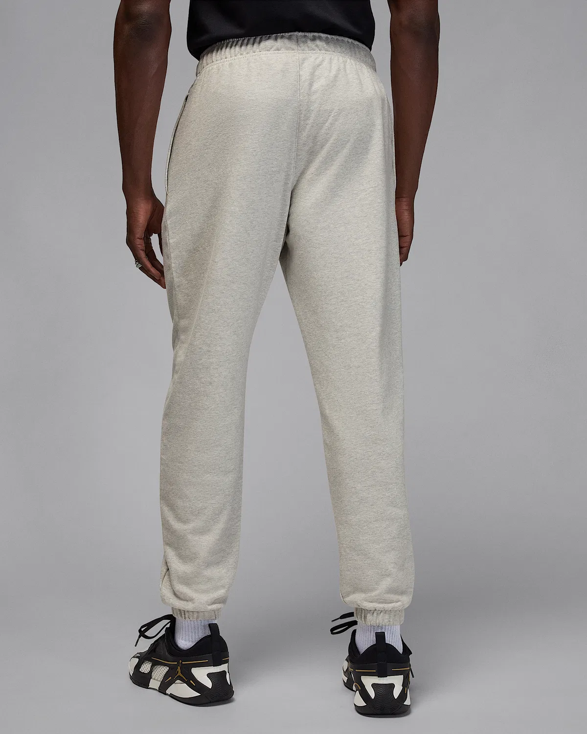 Мужские флисовые штаны Jordan Sport Crossover, Grey Heather/White/Black — фото 2