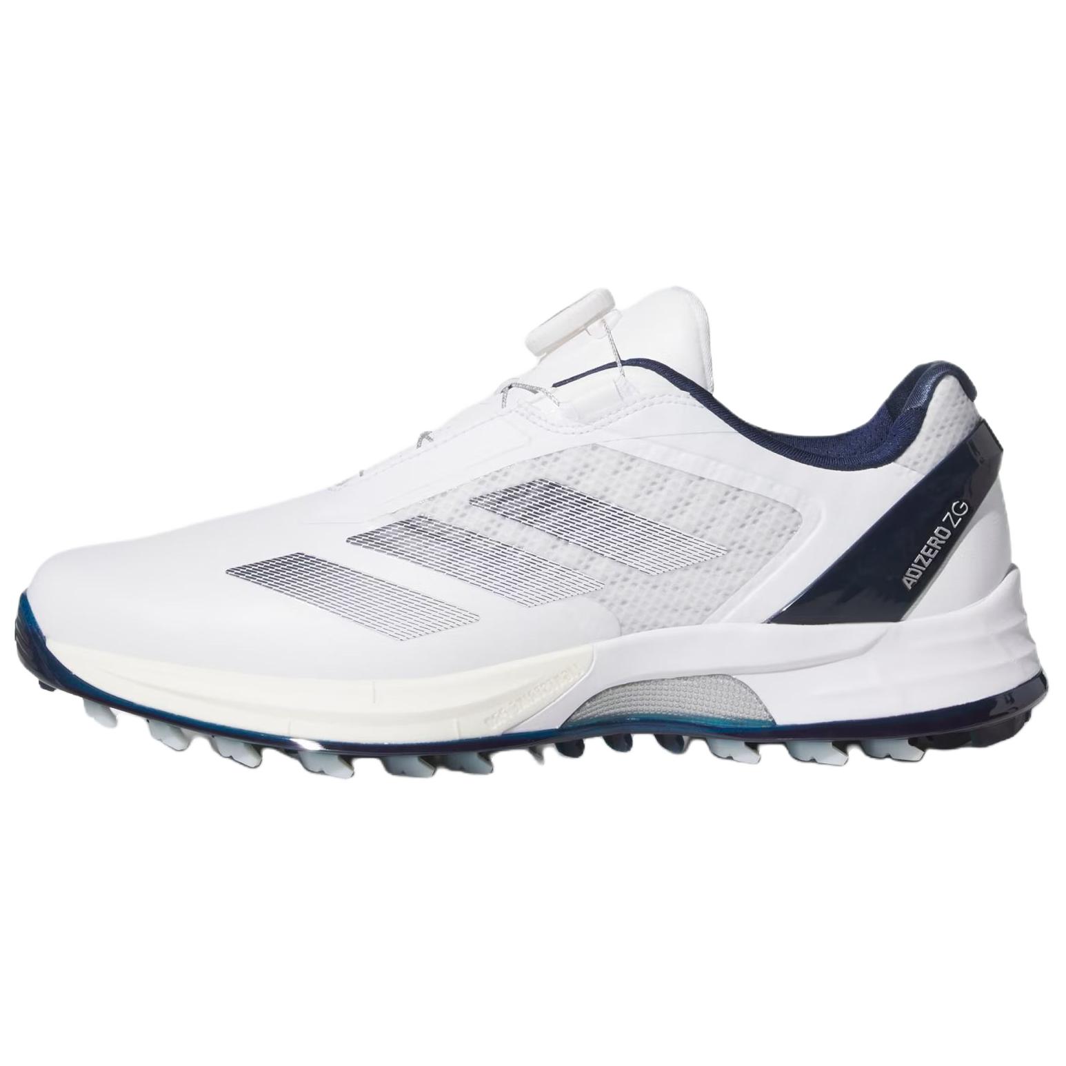

Adidas Adizero ZG мужские гольф-ботинки бело-синие, цвет White Blue