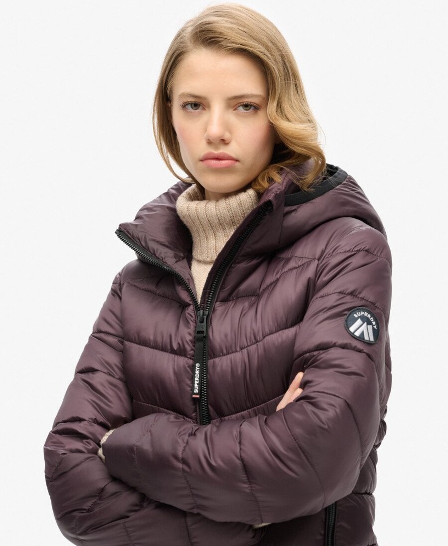 Зимняя куртка Superdry Fuji, Aubergine — фото 3
