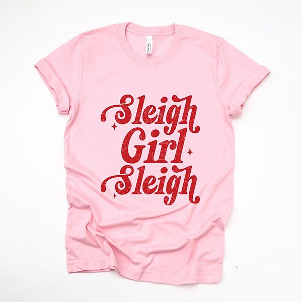 

Футболка с принтом Sleigh girl sleigh sparkle distressed Simply Sage Market, Pink, Зеленый, Футболка с принтом Sleigh girl sleigh sparkle distressed Simply Sage Market, Pink