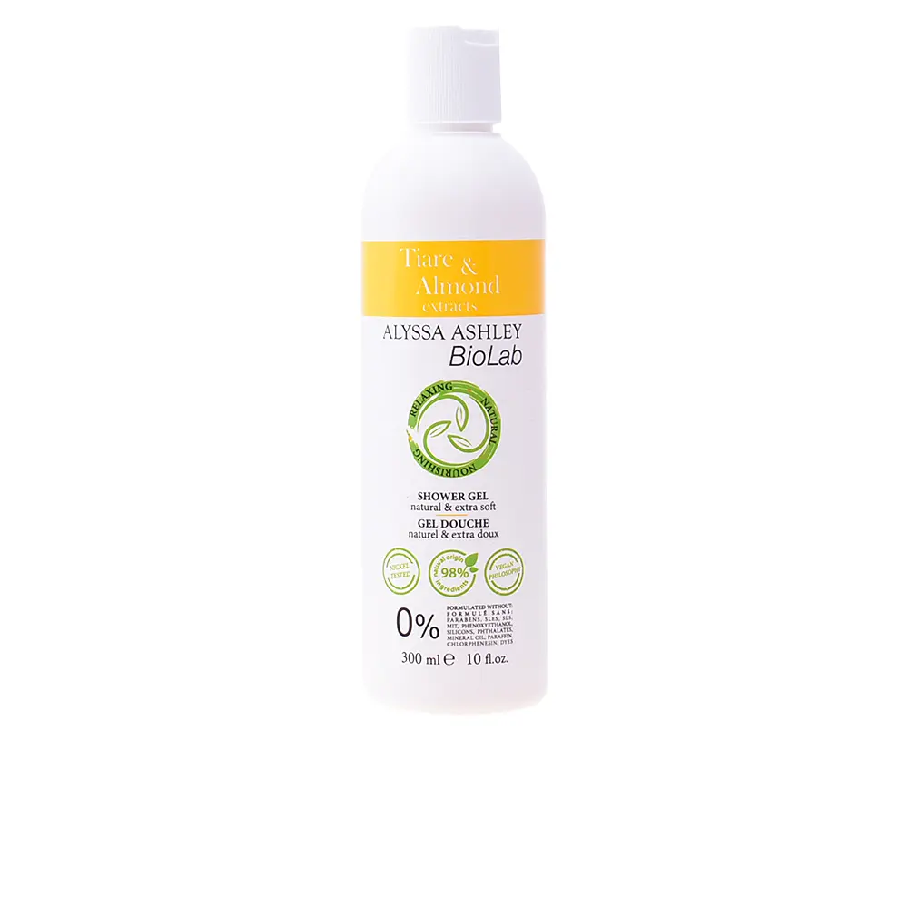 

Гель для душа Biolab tiare & almond shower gel Alyssa Ashley, 300 мл.