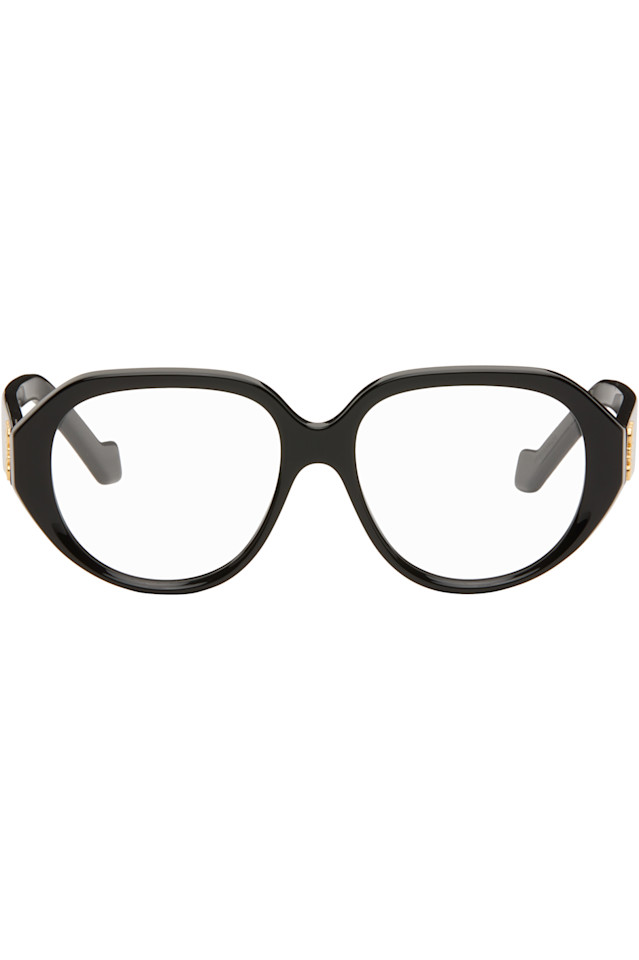 

Loewe Черные геометрические очки с анаграммой