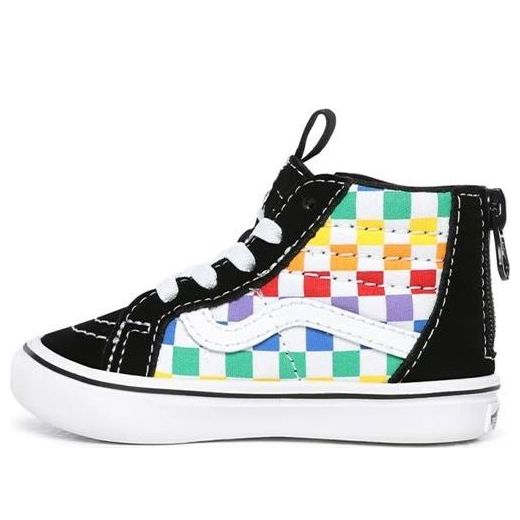 

Кроссовки checkerboard comfycush sk8-hi zip 'black' Vans, черный