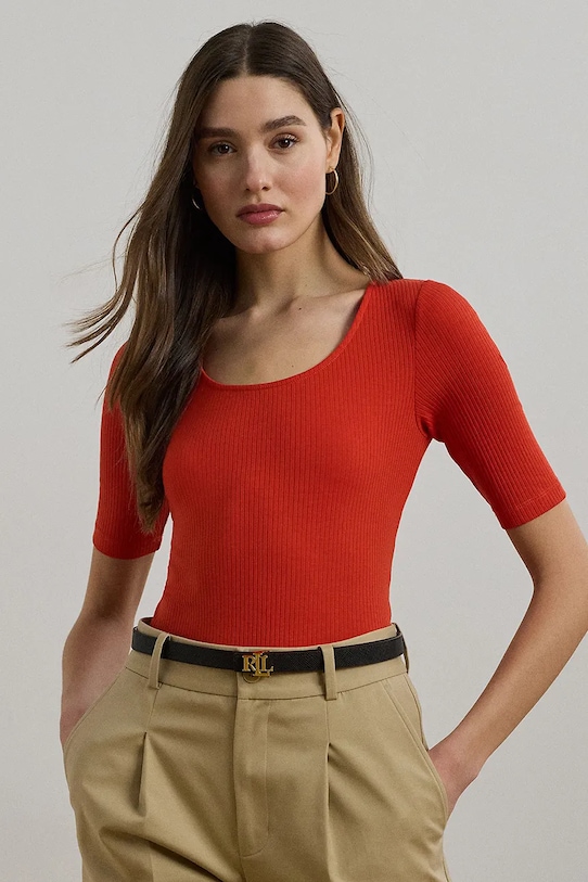 

Футболка Lauren Ralph Lauren, красный