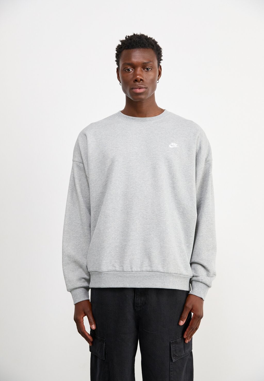 

Толстовка с капюшоном CLUB OVERSIZED CREW Nike, серый