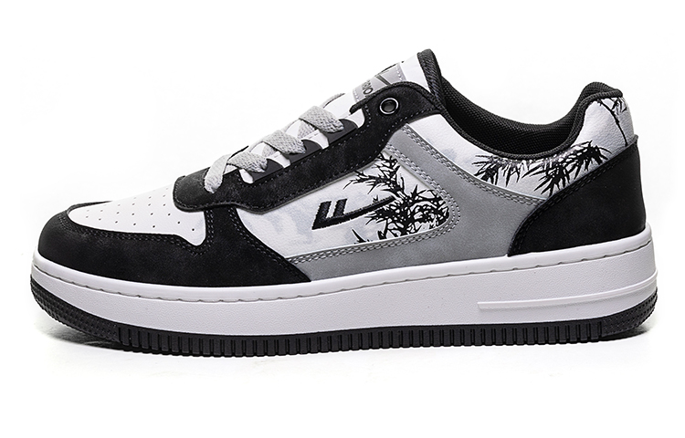 

WARRIOR Низкие скейтерские кроссовки унисекс черно-серые, цвет Black Gray