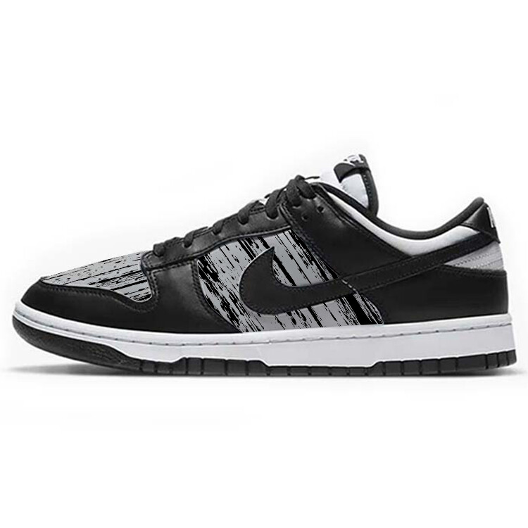 

Кроссовки Nike Dunk Skateboard Shoes Women's Low-Top Black White, черный