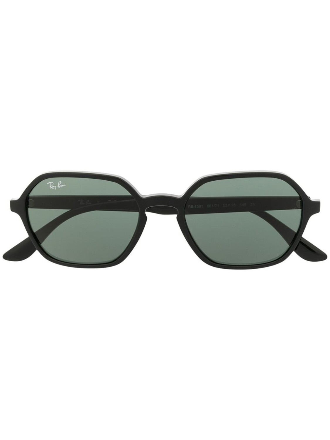 

Ray-Ban солнцезащитные очки RB4361 в геометричной оправе, черный