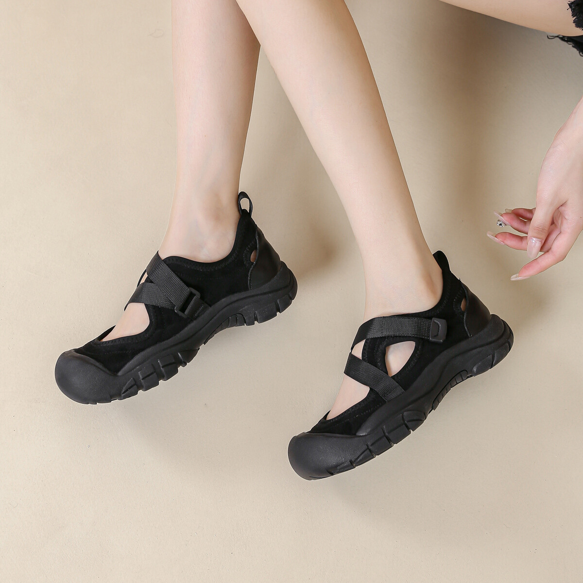Туфли женские повседневные Women's Casual Shoes Women's Sobb, бежевый — фото 4