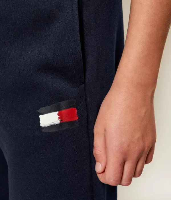 Спортивные штаны regular fit Tommy Hilfiger, темно-синий — фото 4
