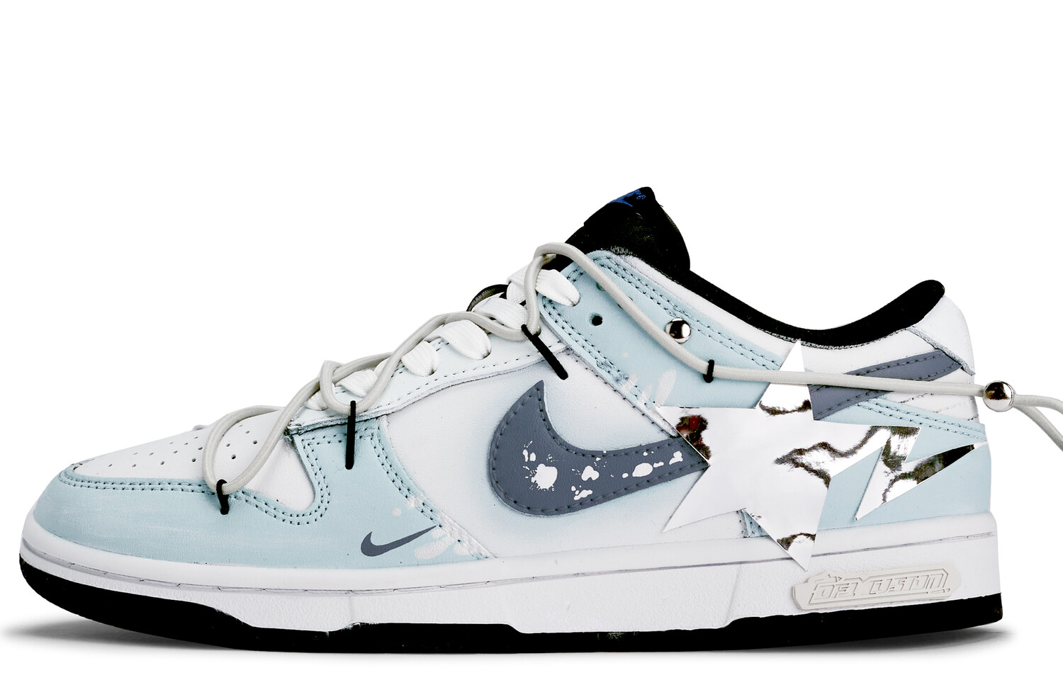 

Кроссовки Nike Dunk Skateboarding Shoes Women's Low-top Blue/white, розовый
