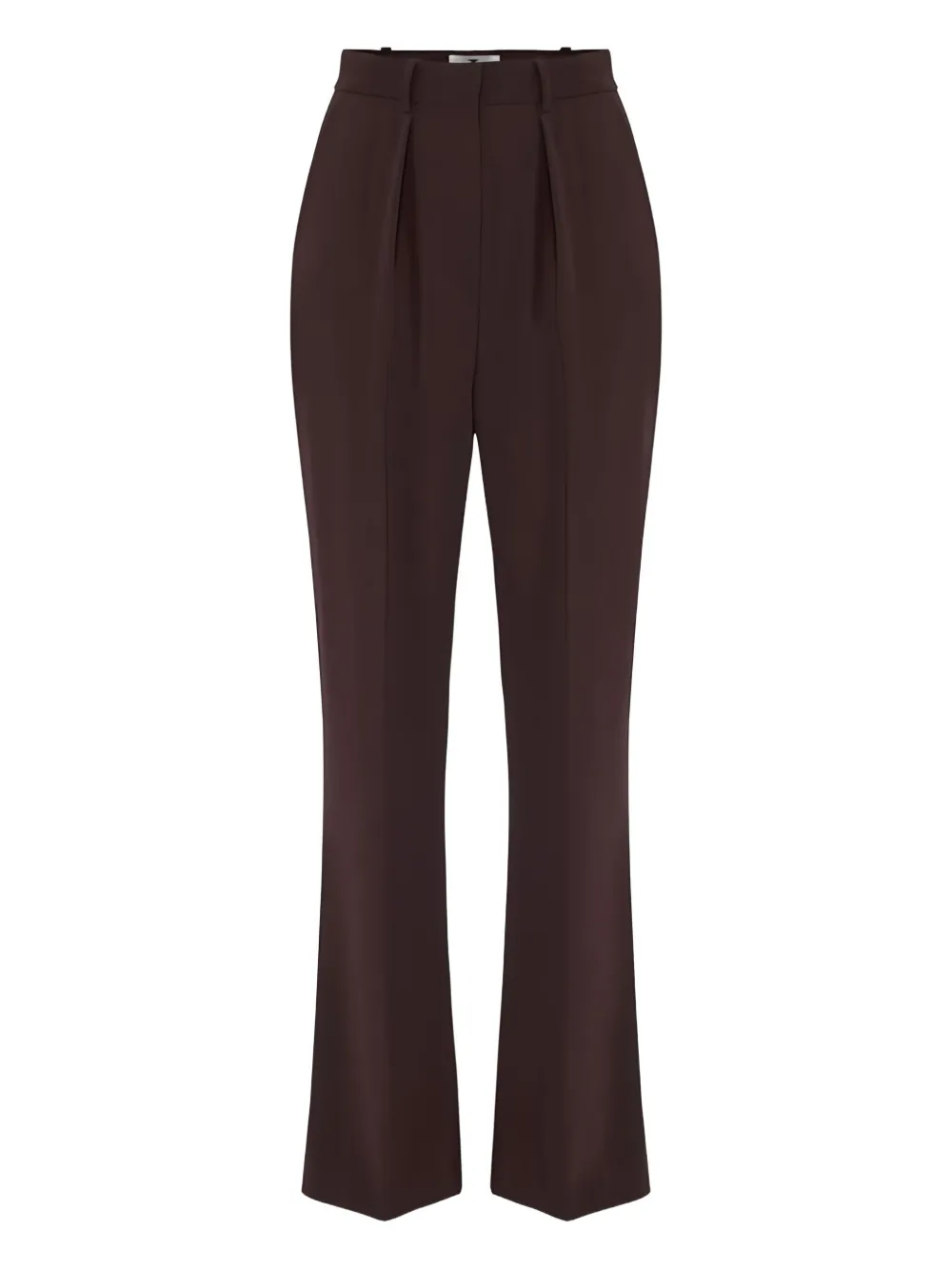

Расклешенные строгие брюки Elisabetta Franchi, коричневый