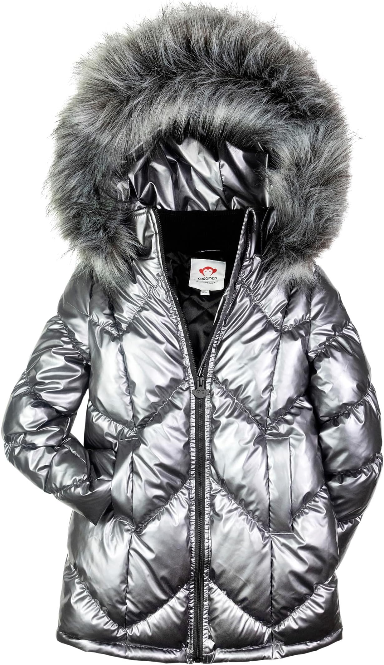 

Пальто Appaman Kids Nova Insulated Puffy Long Coat (Toddler/Little Kids/Big Kids), цвет Gunmetal