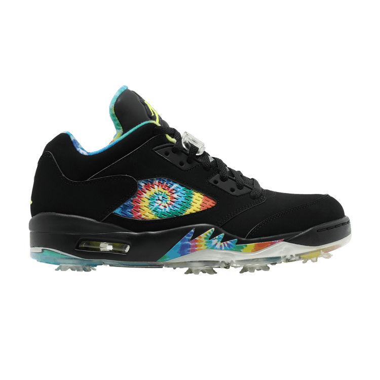 

Бутсы Air Jordan Air Jordan 5 Low Golf 'Peace & Love - Black', черный