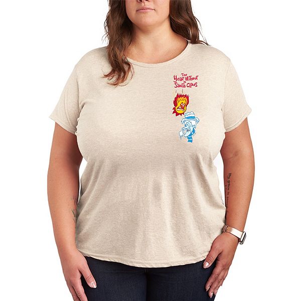 

Футболка с принтом Heat Miser & Snow Miser Plus Size Licensed Character, Birch, Белый, Футболка с принтом Heat Miser & Snow Miser Plus Size Licensed Character, Birch