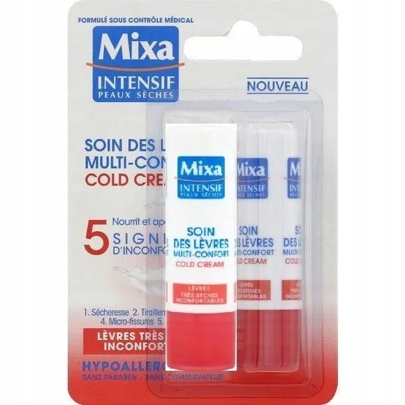 

Бальзам-помада Mixa восстанавливающая сухие губы 2 шт Maybelline