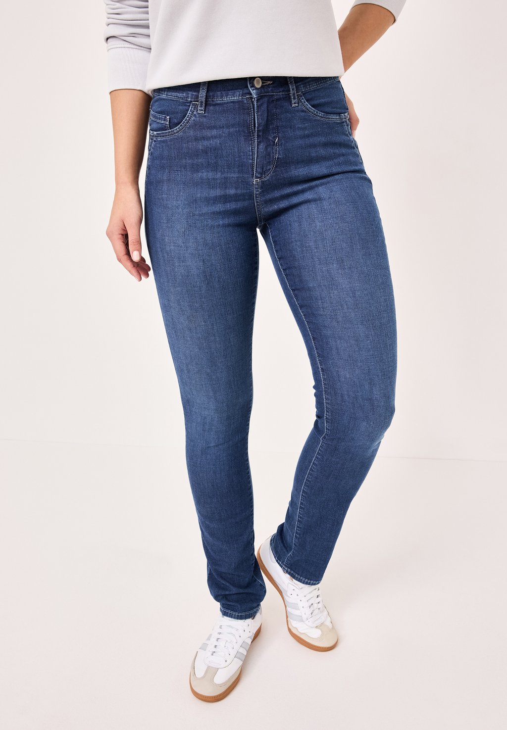 

Джинсы облегающего кроя PAT 5-POCKET UND STRETCH Paddock's, цвет Medium Blue Stone Used