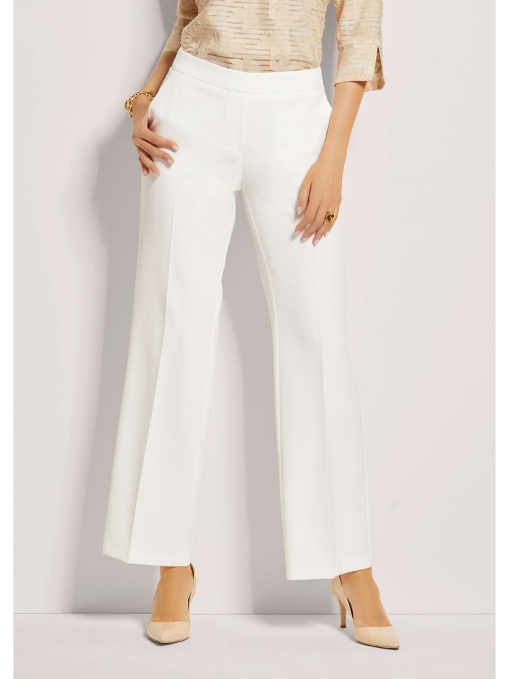 

MADELEINE Элегантные женские брюки с отглаженными краями, кремового цвета