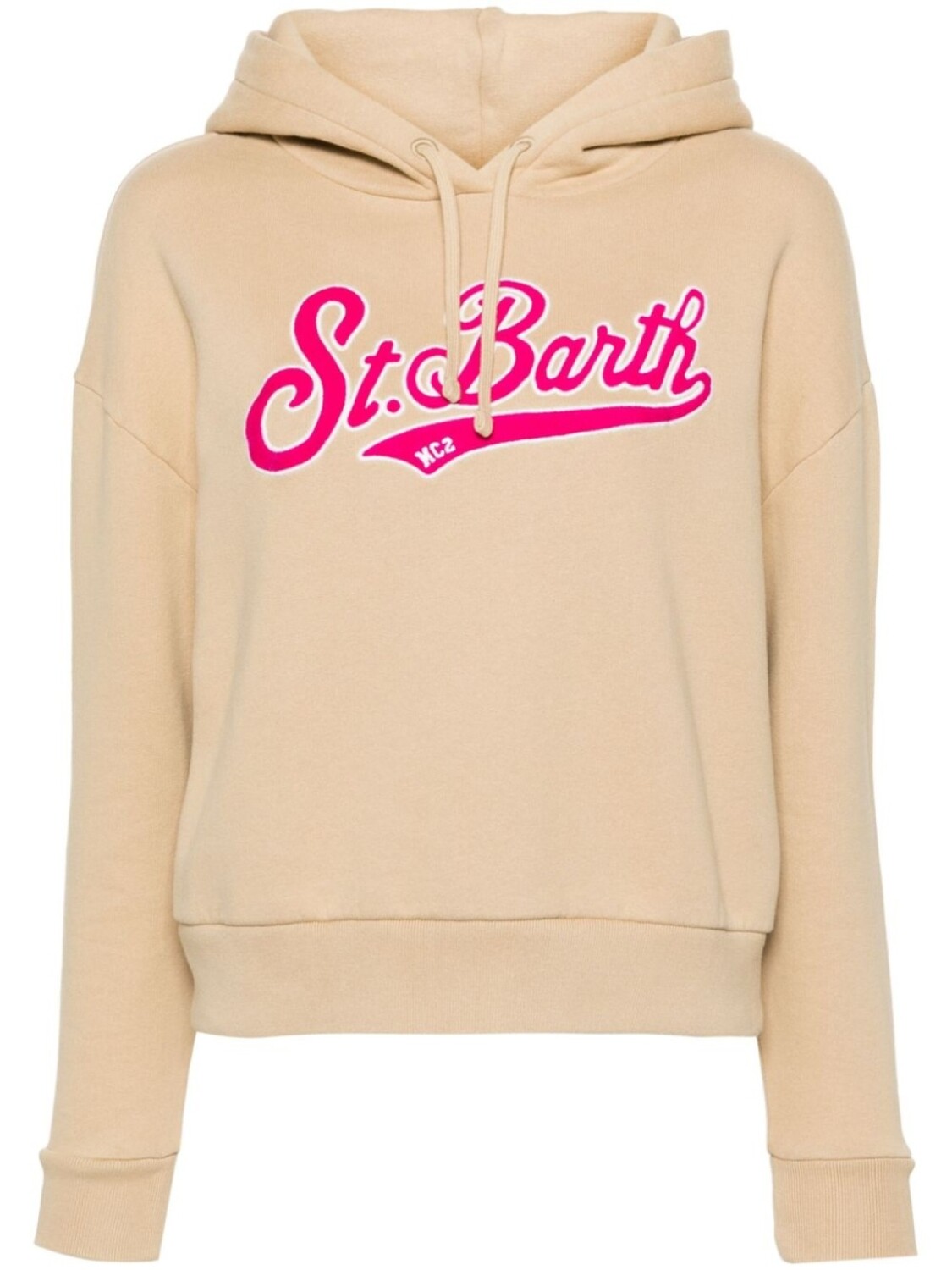 

MC2 Saint Barth худи с вышитым логотипом, нейтральный цвет