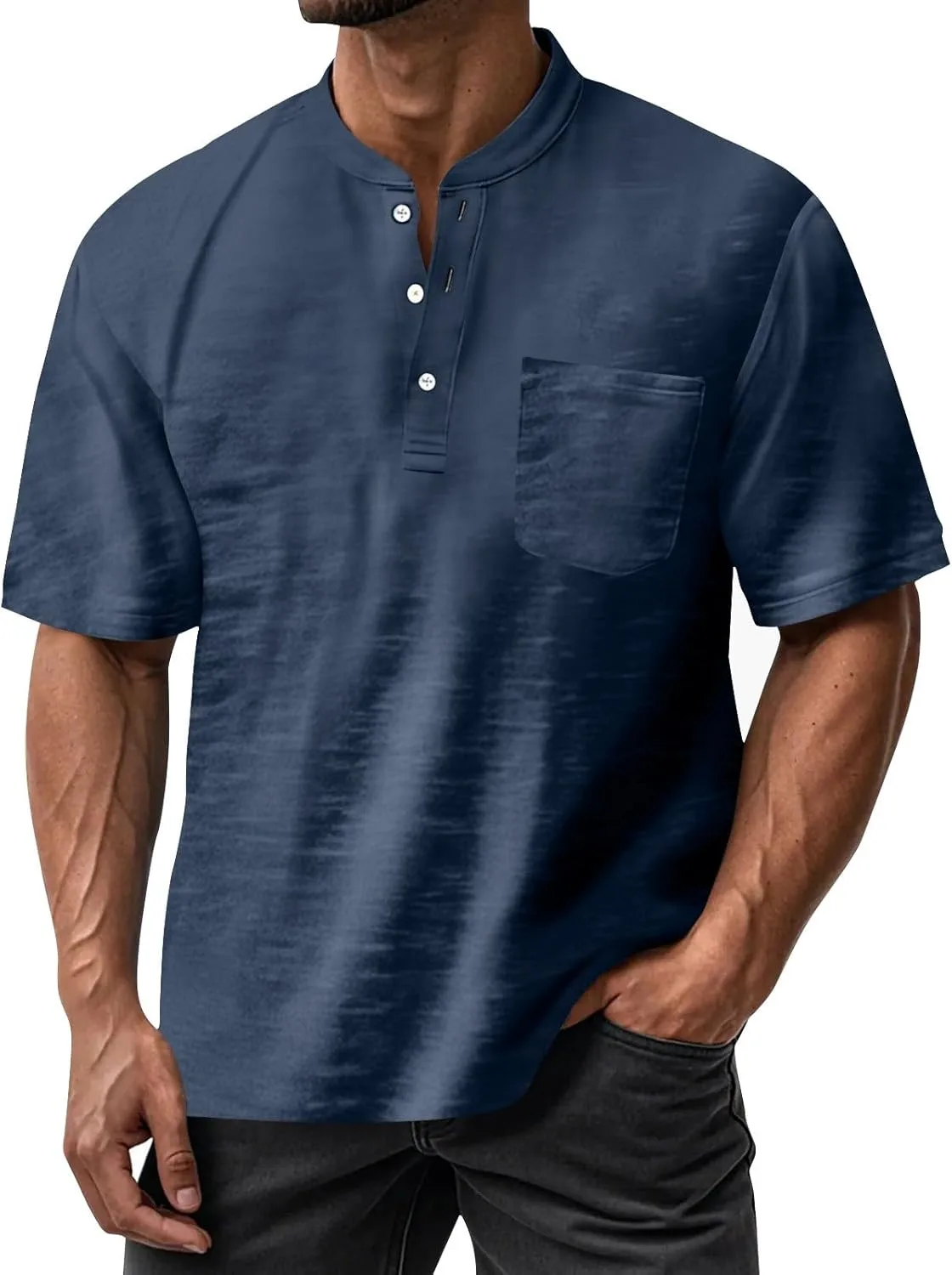 

Футболка Lcyhony мужская Big and Tall с карманом