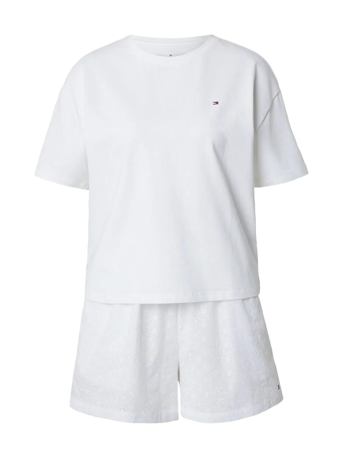Короткий пижамный комплект Tommy Hilfiger Underwear, White