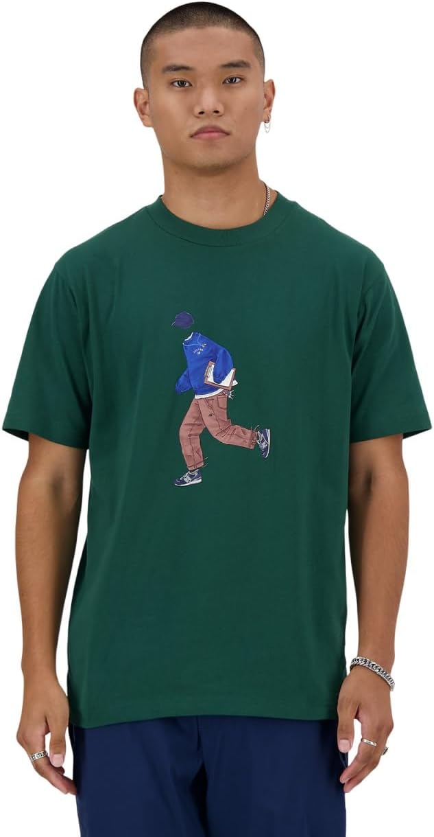 

Мужская футболка с коротким рукавом свободного кроя New Balance