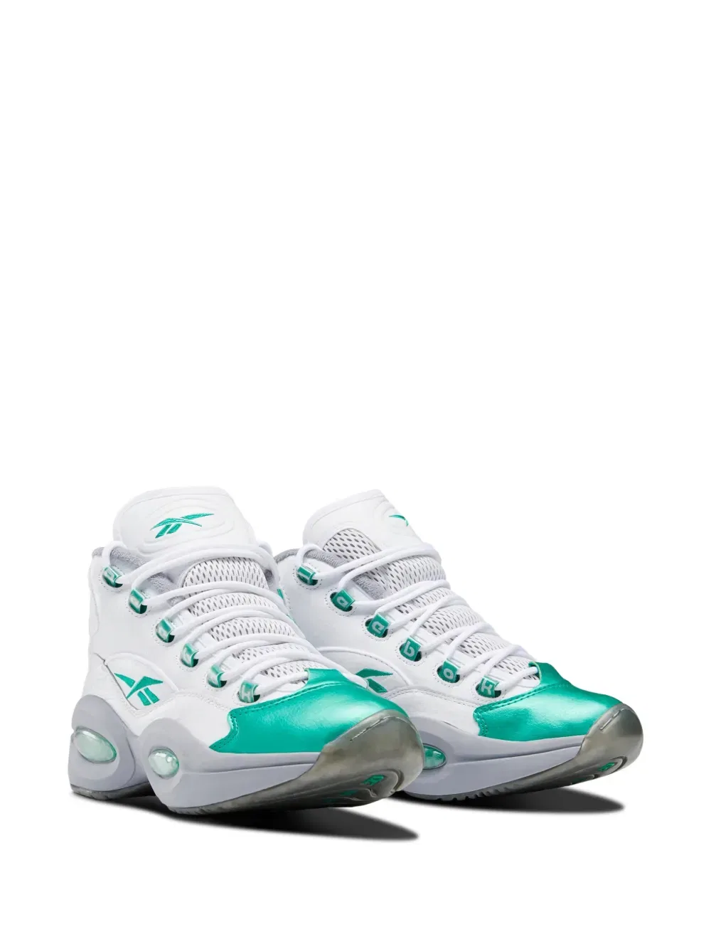 Кроссовки Question Mid Reebok, белый — фото 2