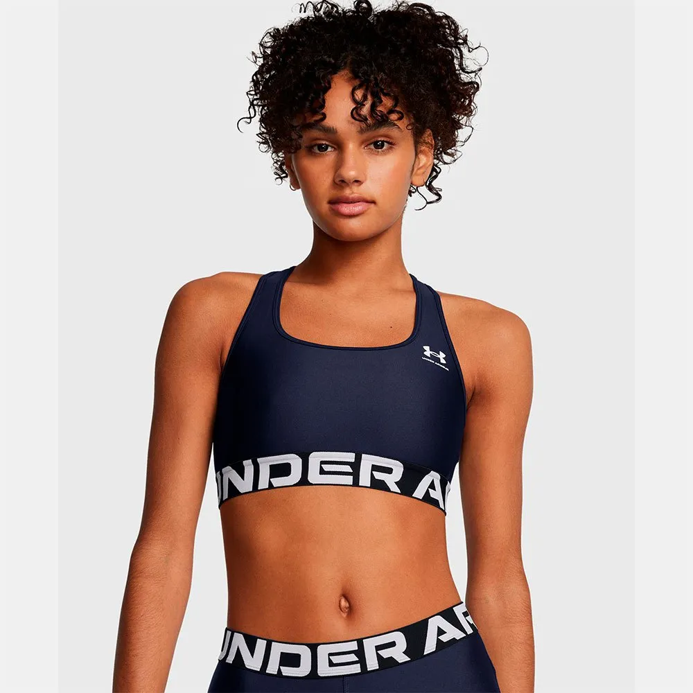 

Спортивный топ Under Armour HeatGear Authentics Branded medium support, синий