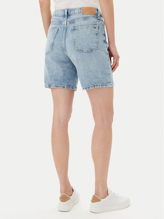 Джинсовые шорты обычного кроя WW0WW45505 Tommy Hilfiger, голубой — фото 3