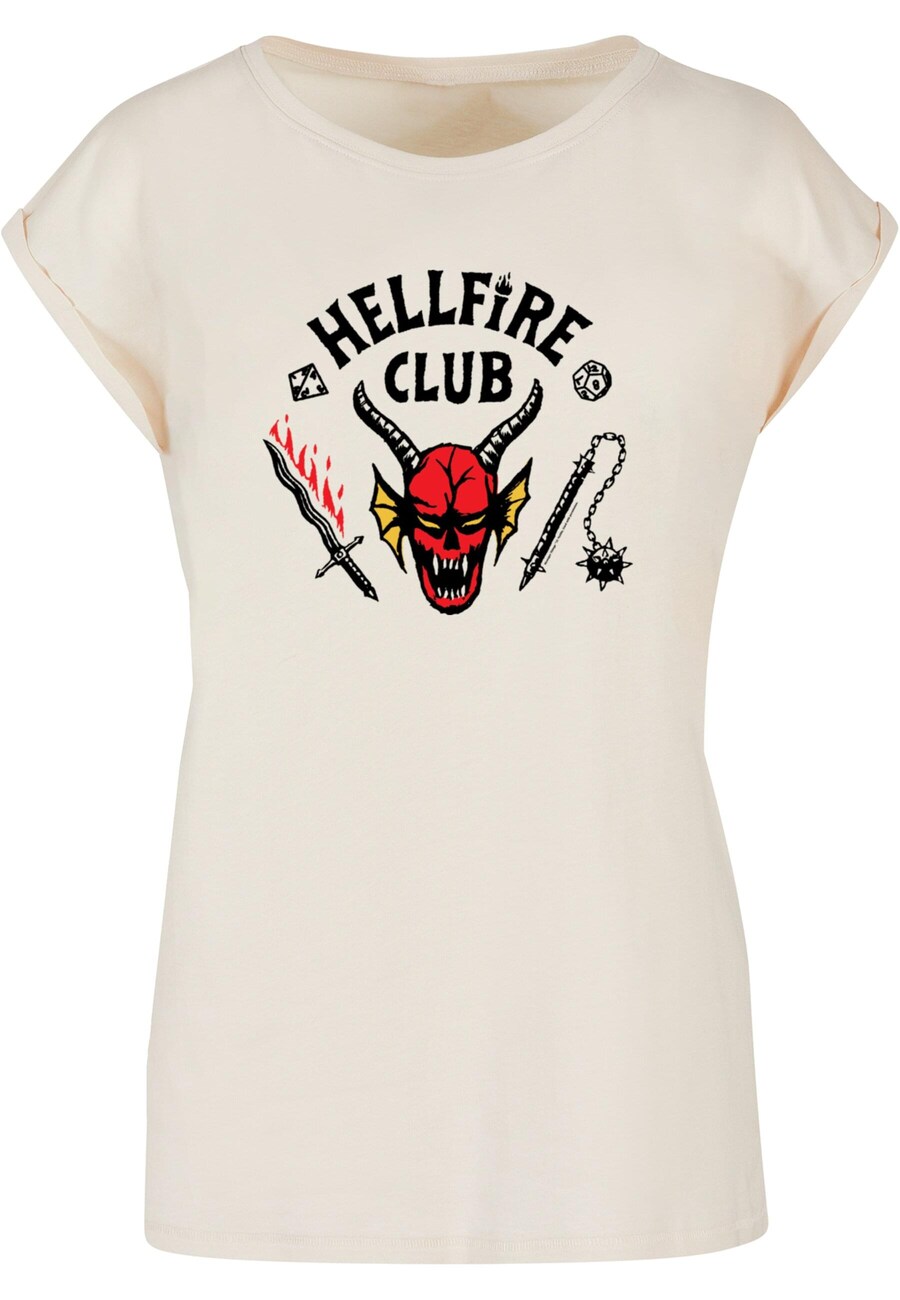 

Рубашка ABSOLUTE CULT Stranger Things - Hellfire Club, кремовый