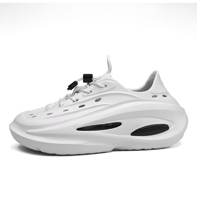 

CariteSport Клоги унисекс бело-черные, цвет White Black