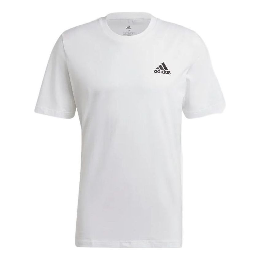 

Футболка adidas Athleisure Casual Sports Running Training Round Neck Short Sleeve White GK9640