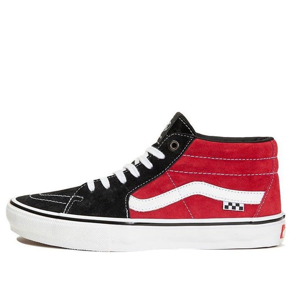 

Кроссовки skate grosso mid 'black red' Vans, красный